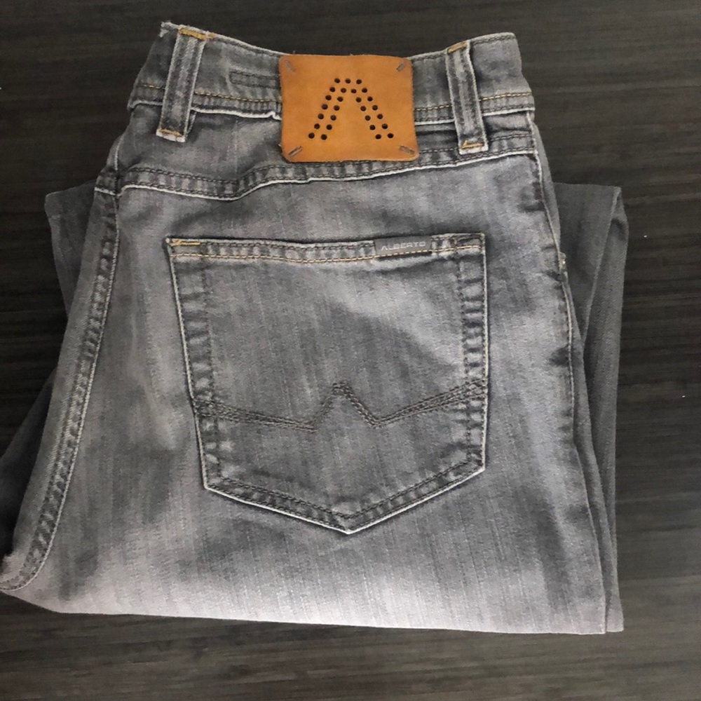 Men’s Alberto jeans in gray